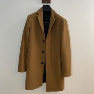 Selected Homme Camel Overcoat